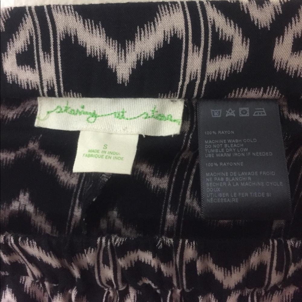 U/O STARING AT STARS "Majestic" Dropped Crotch Harem Joggers Pants Sz S - Picture 4 of 4
